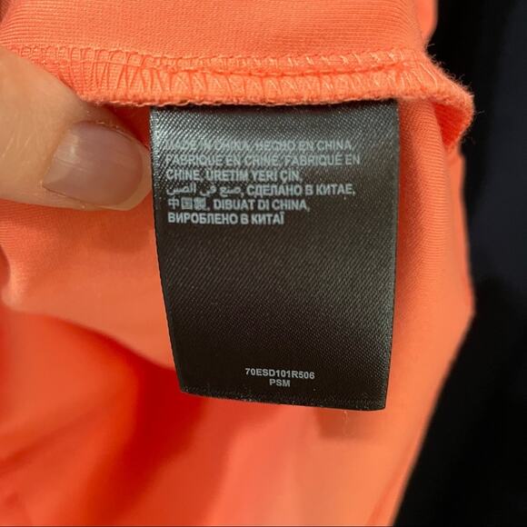 Bebe Orange One Shoulder Baddie Bodycon Mini Dress XS Y2K Asymmetrical Party - Picture 11 of 11